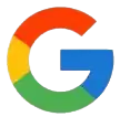 The Google “G” logo in red, yellow, green, and blue, featuring a touch of plaid in the lower right corner.